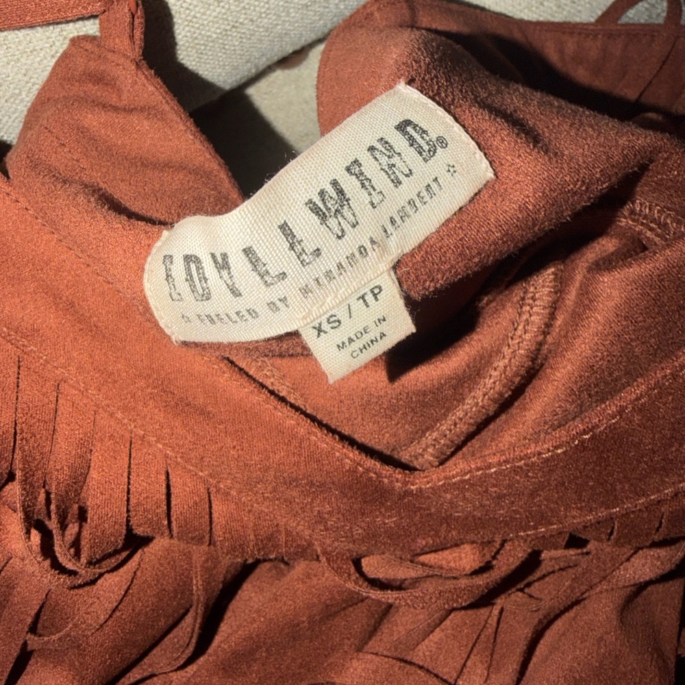 Idyllwind Women’s Stafford Faux Suede Fringe Tank XS - Picture 5 of 5